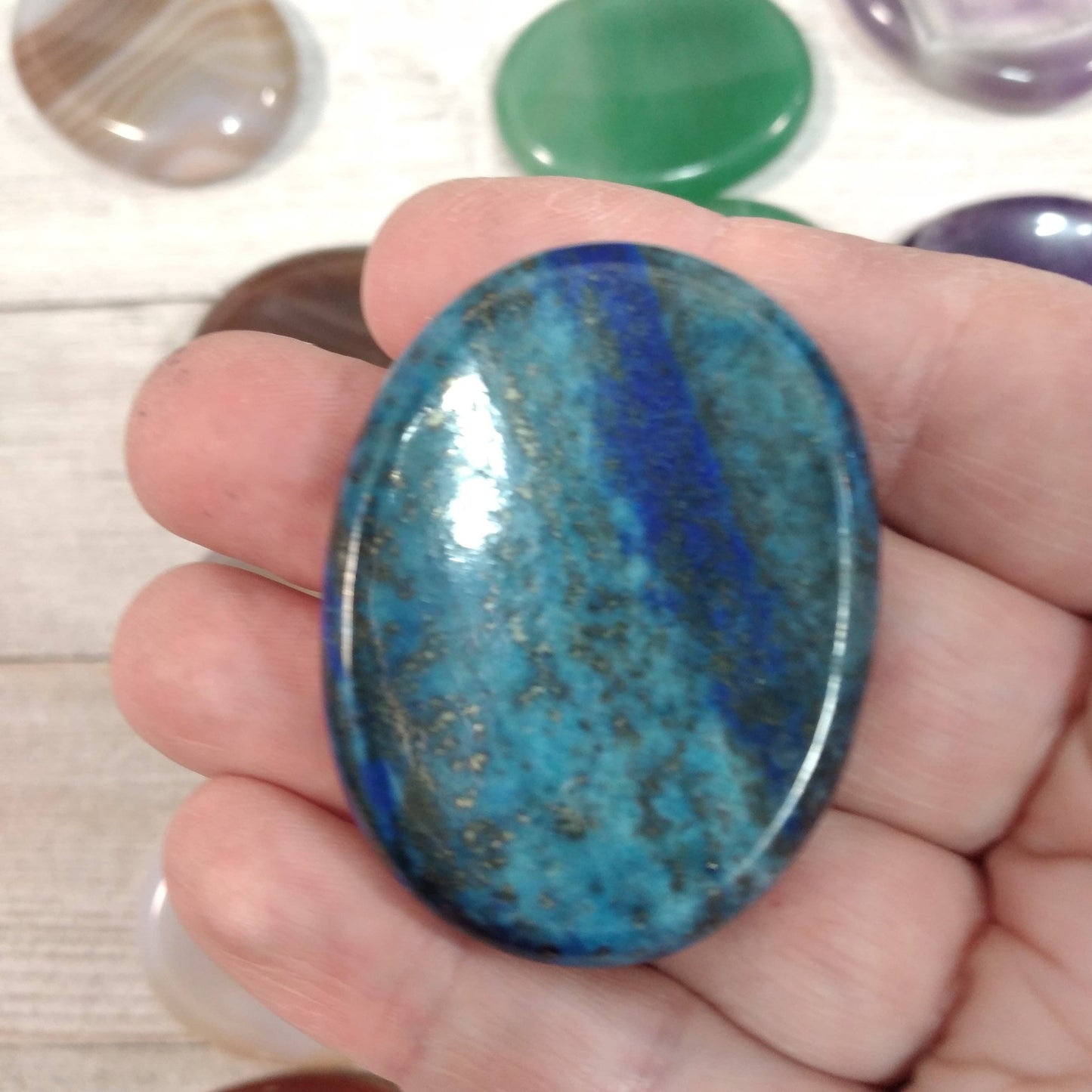 Oval Gemstone Worry Stones