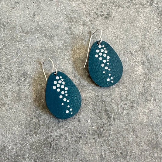 Earrings - Galaxy Drop: Blue