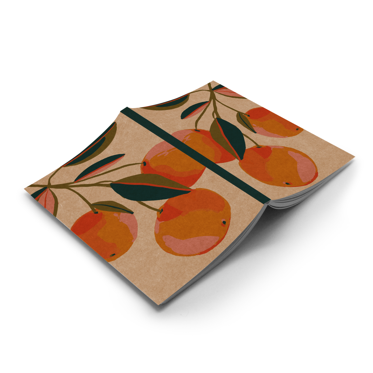Orange Groove Kraft Classic Layflat Notebook