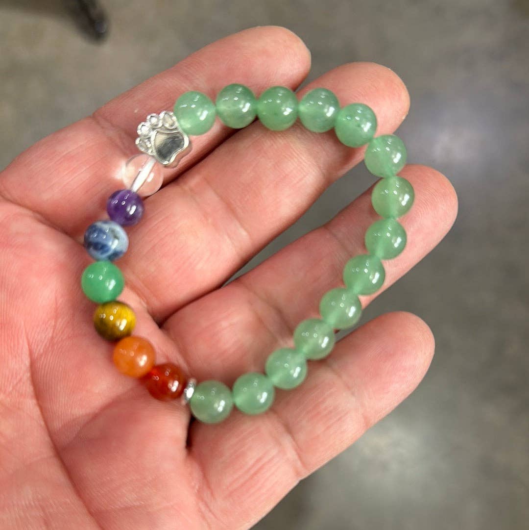 Gemstone Chakra Healing Bracelets 8mm - Wholesale: Lava Buddha