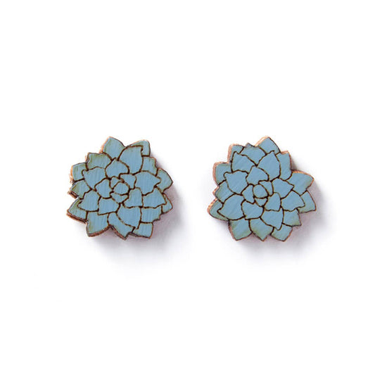 Flowers Studs - More Colors: Blue