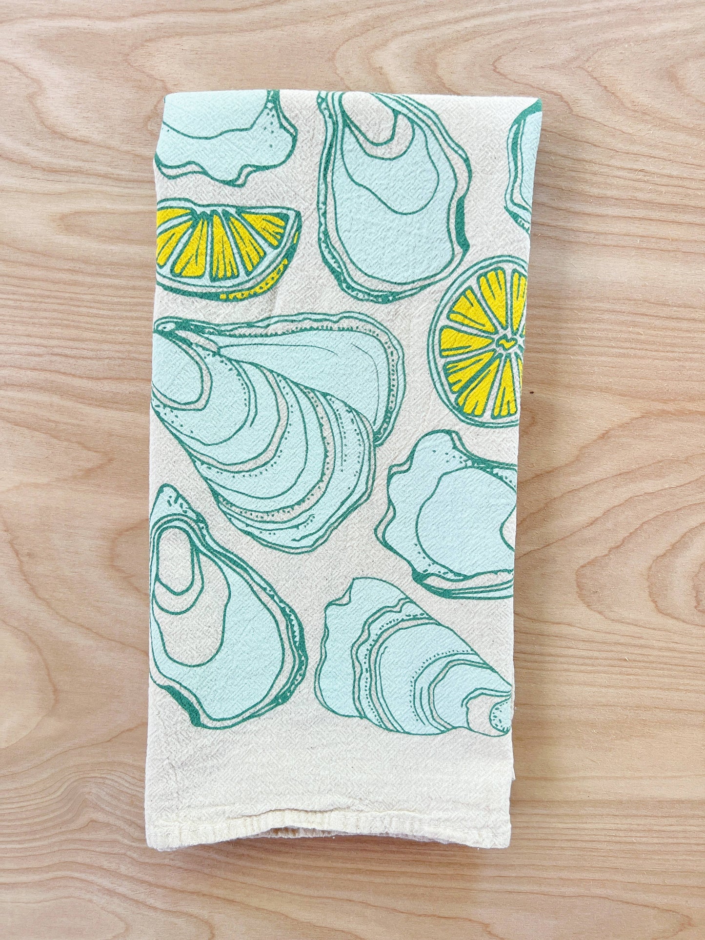 Oysters Tea Towel