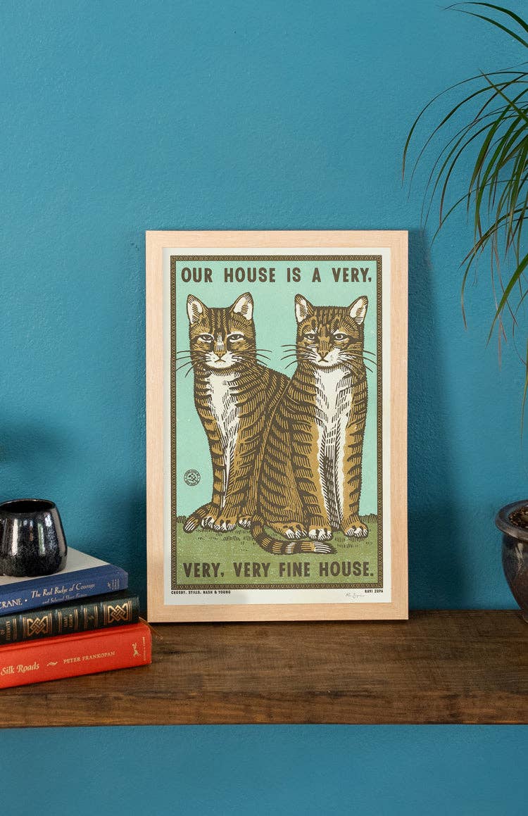 Very Fine House Print: 11"x17"