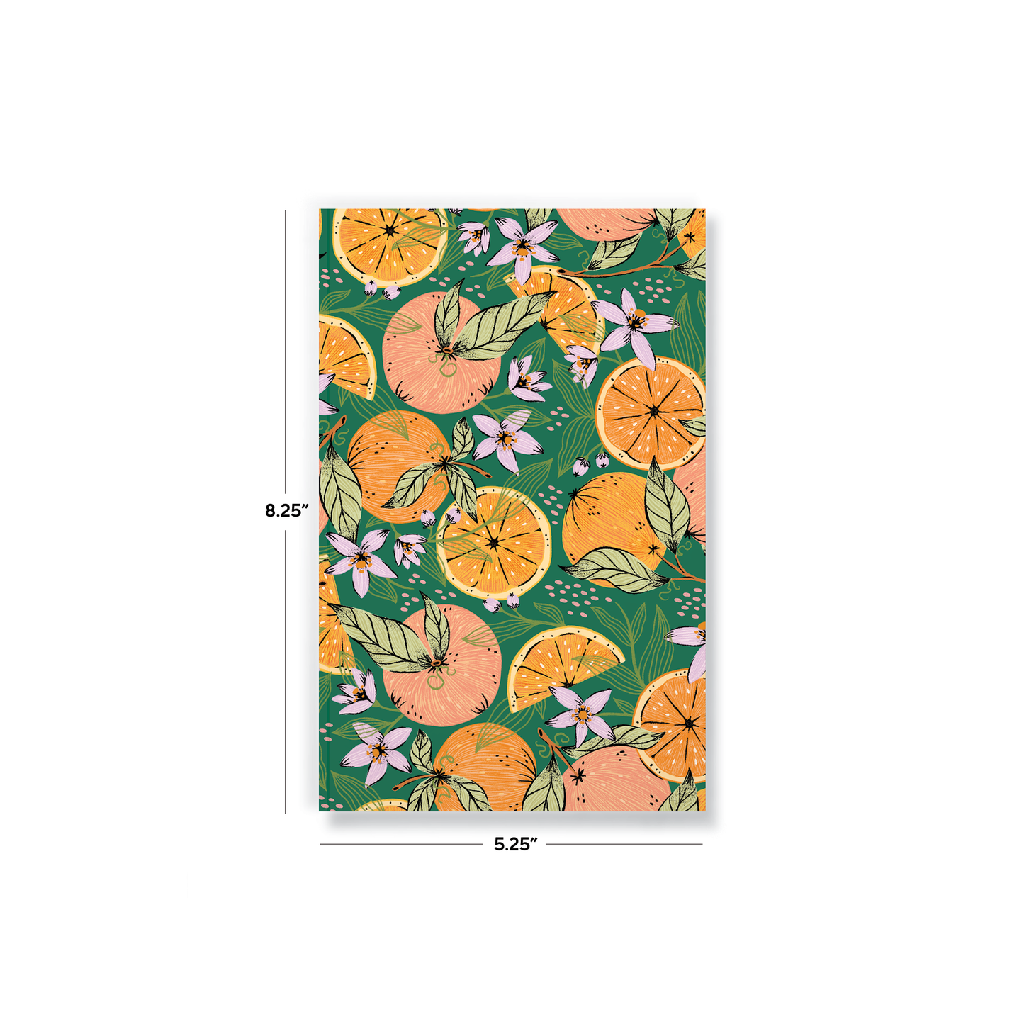 Orange Orchard Classic Layflat Journal Notebook