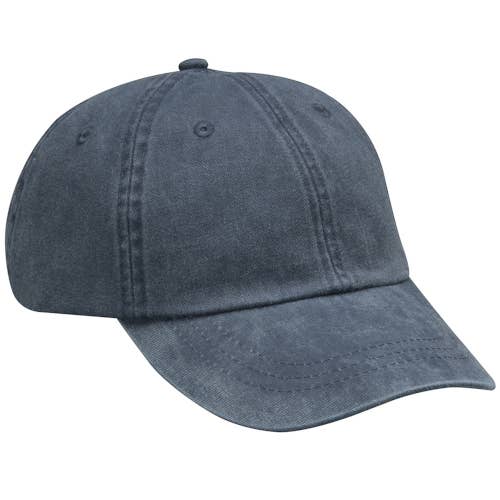 Westville Chainstitch Dad Hat - Embroidered Ball Cap: Navy Blue / White