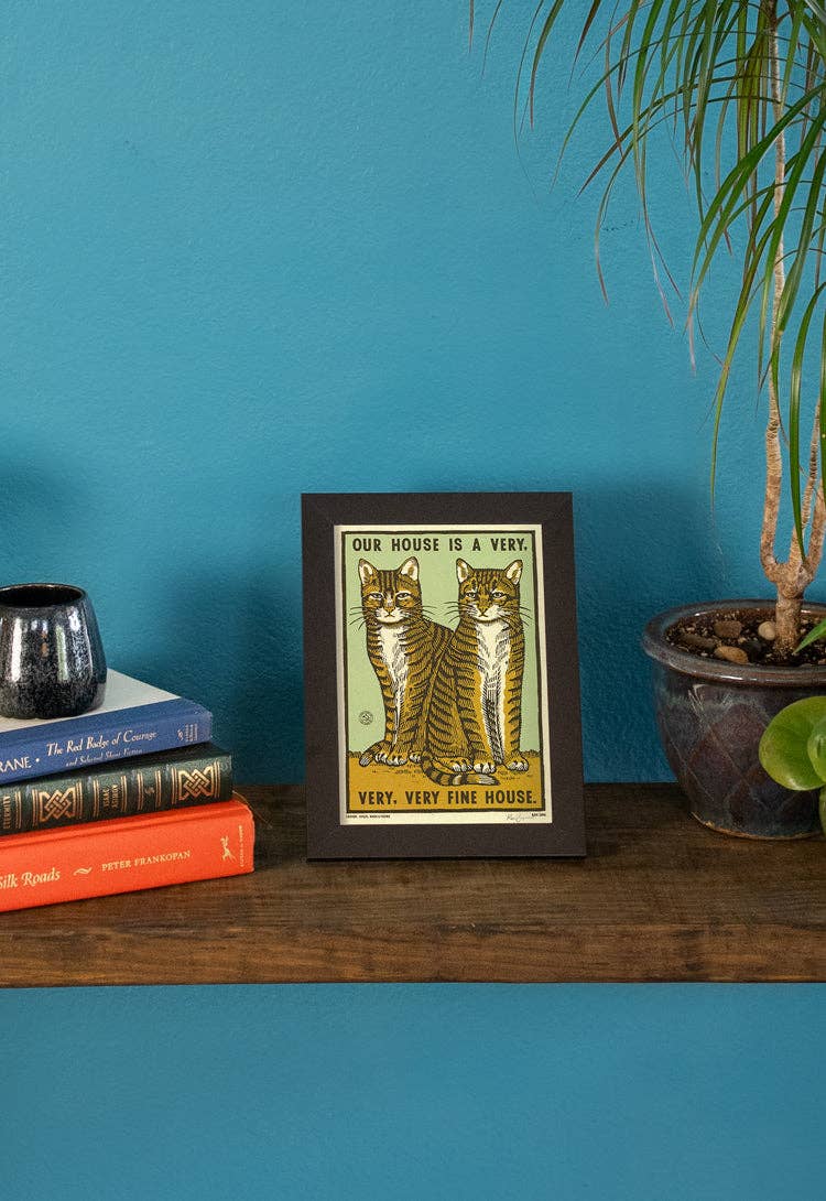 Very Fine House Print: 11"x17"