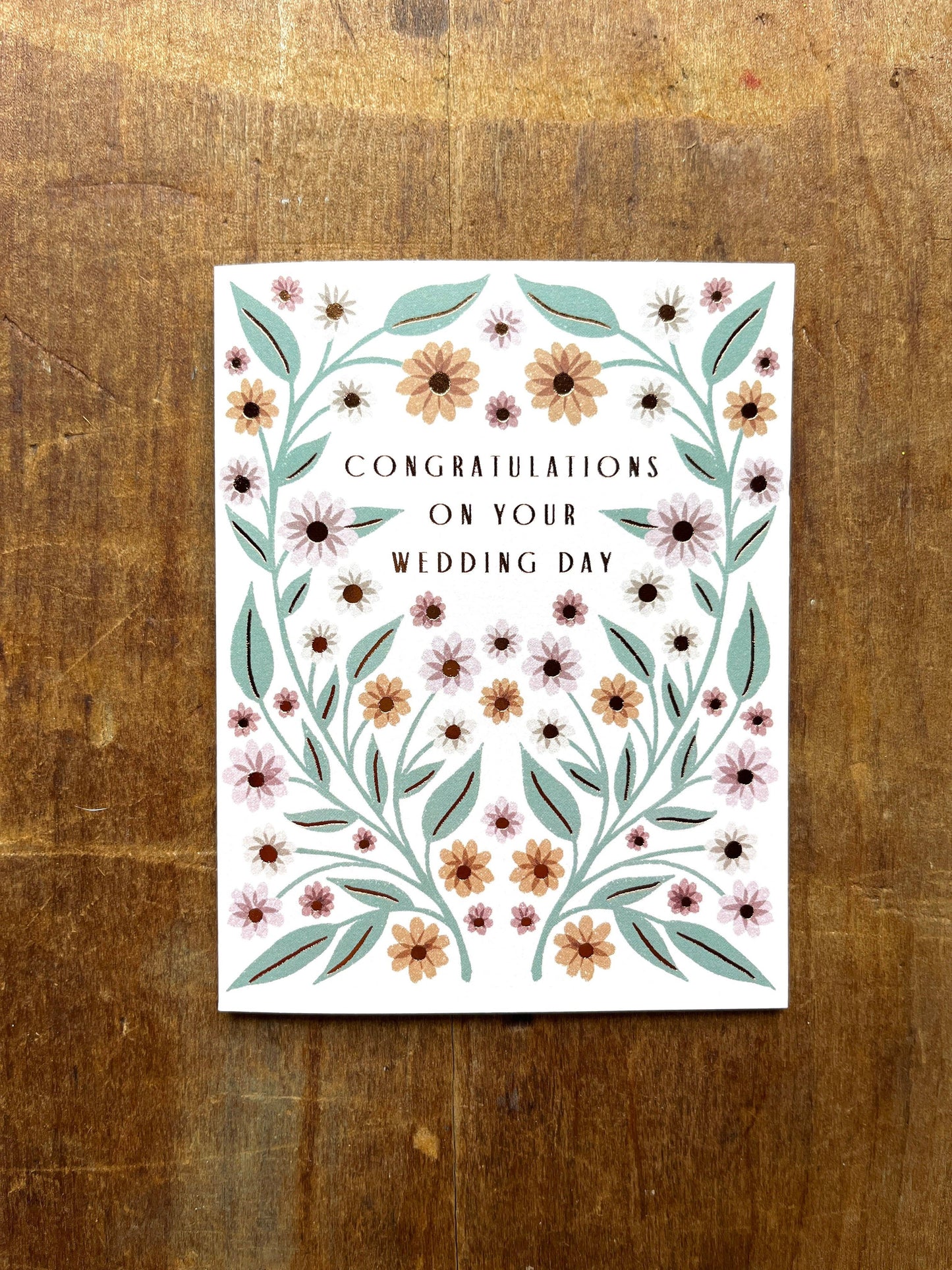 "Congratulations on Your Wedding Day,"