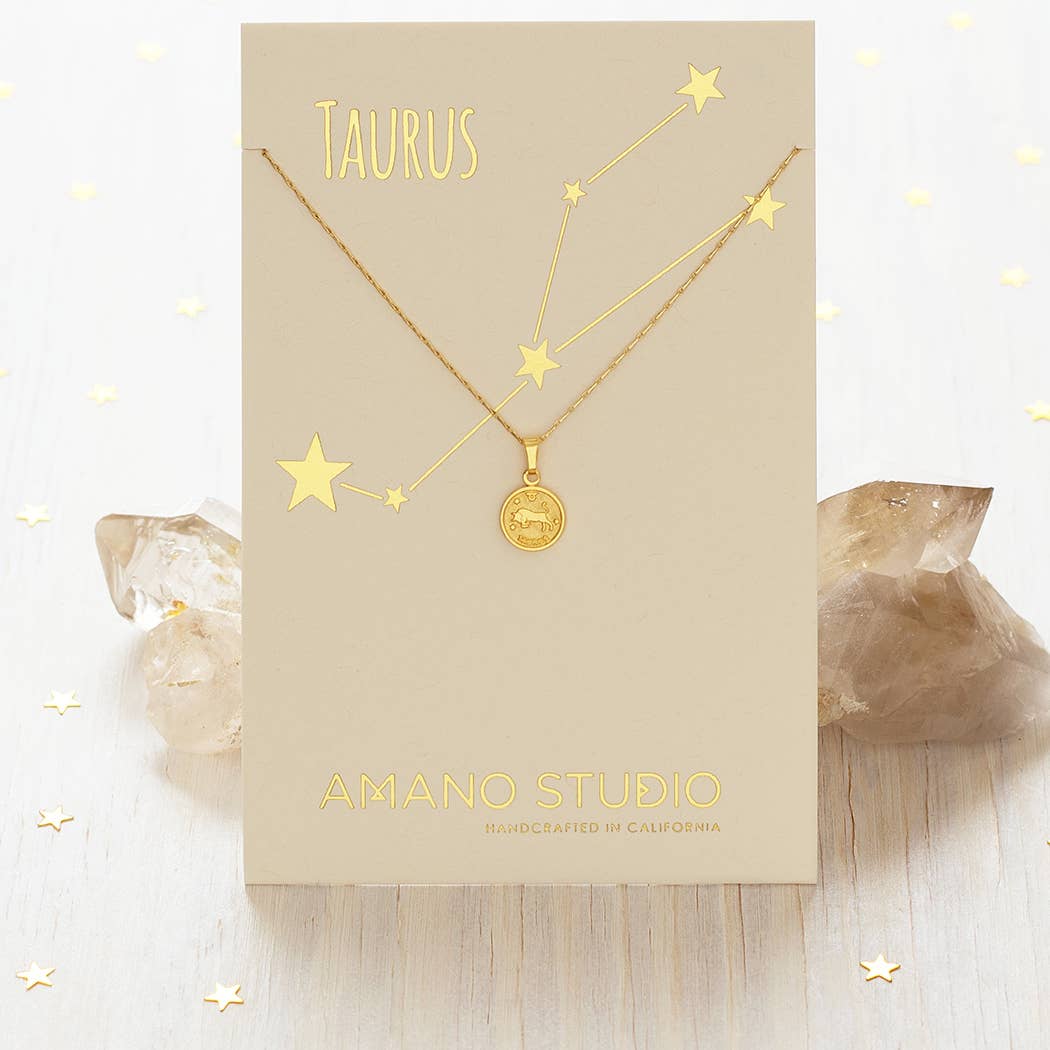 Tiny Zodiac Medallion- Singles: Capricorn