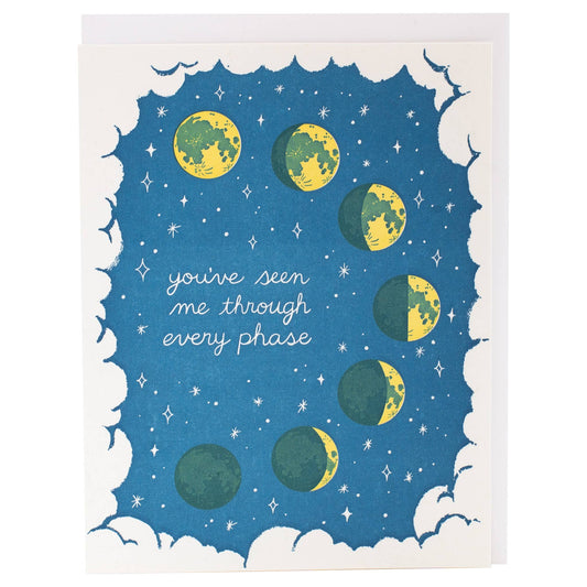 Moon Phases Caregiver Card