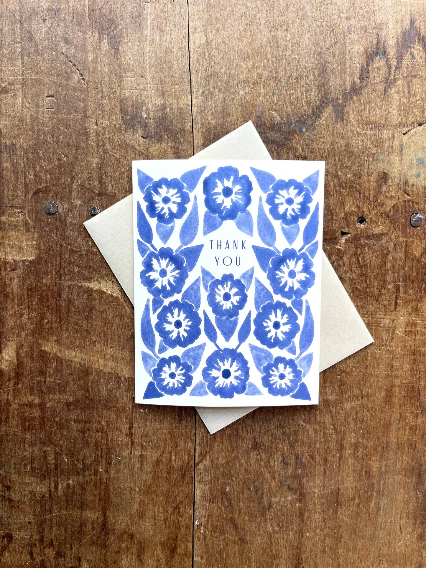 "Thank You," Greeting Card