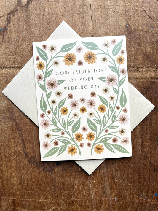 "Congratulations On Your Wedding," Greeting Card