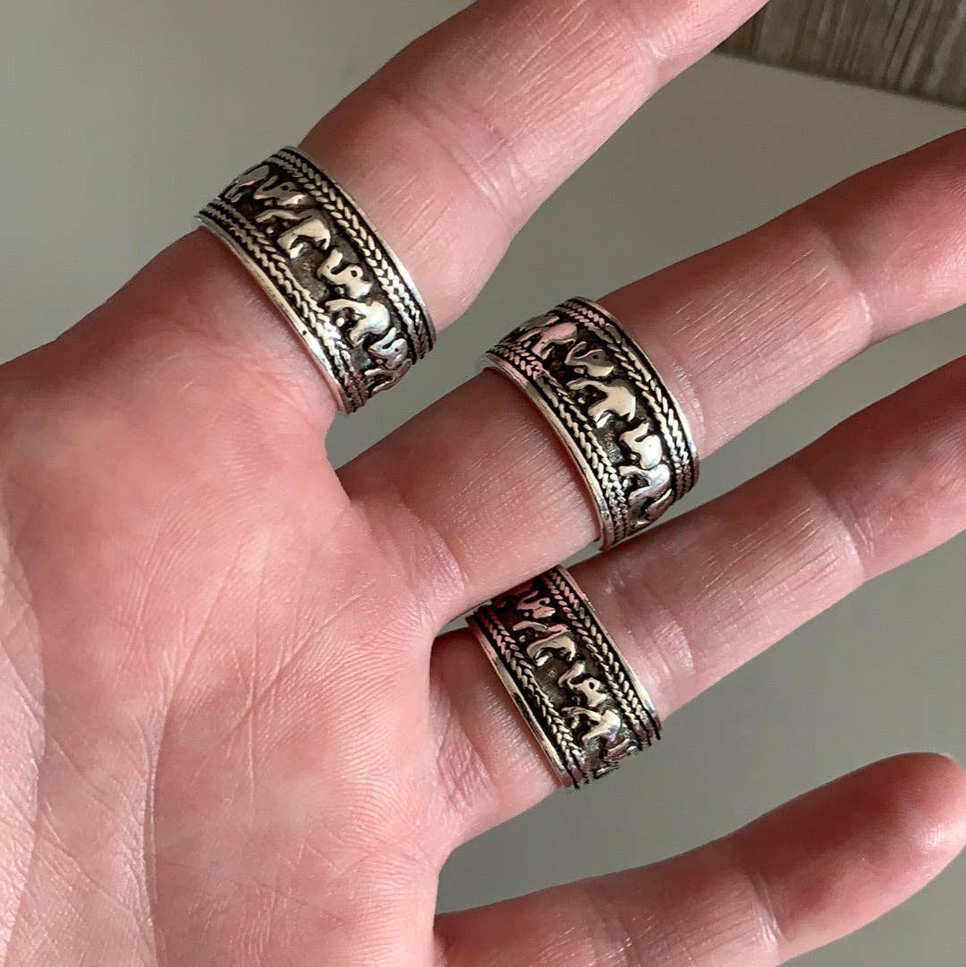 Sterling Silver Rings Elemental Styles: Tree of Life Assorted Sizes