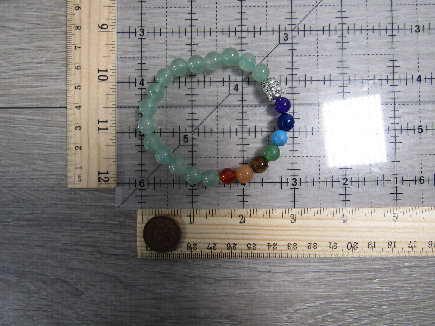Gemstone Chakra Healing Bracelets 8mm - Wholesale: Lava Buddha