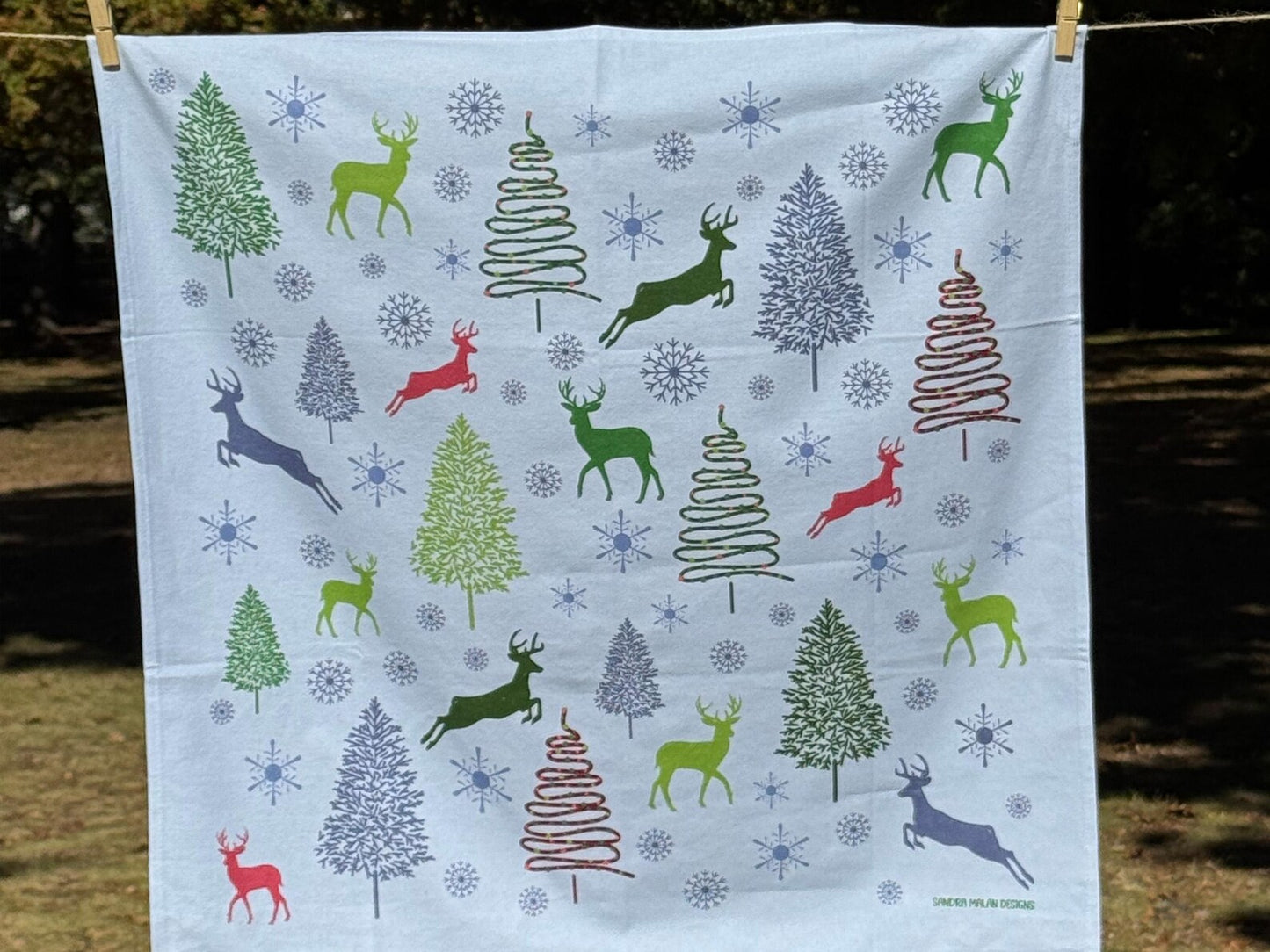 Christmas Tea Towel