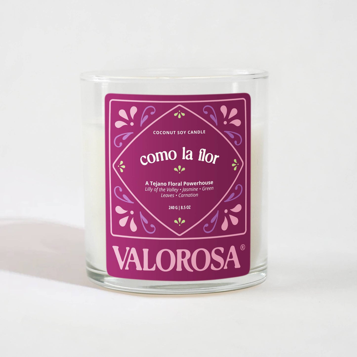 Como La Flor Candle | Jasmine & Floral Candle
