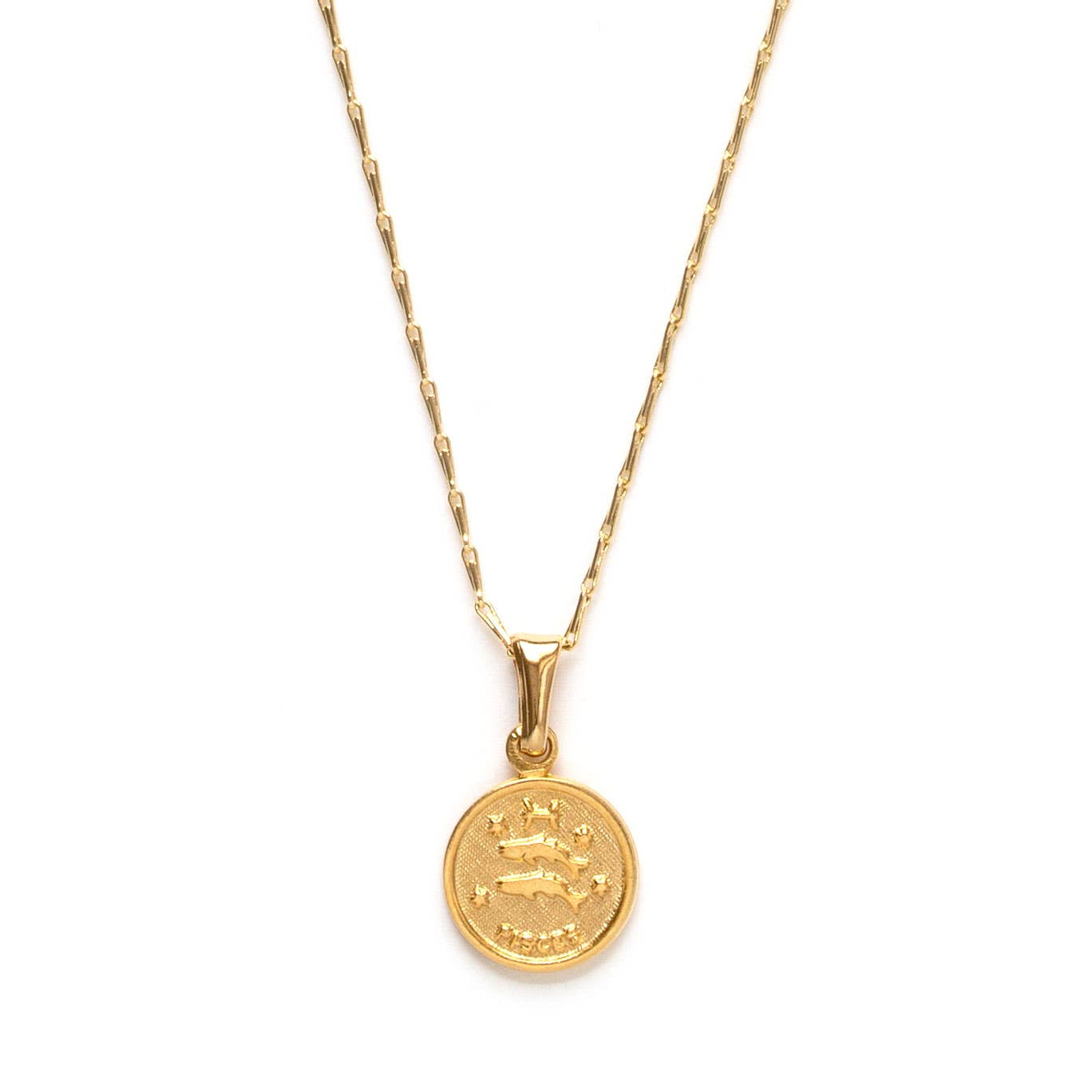 Tiny Zodiac Medallion- Singles: Pisces