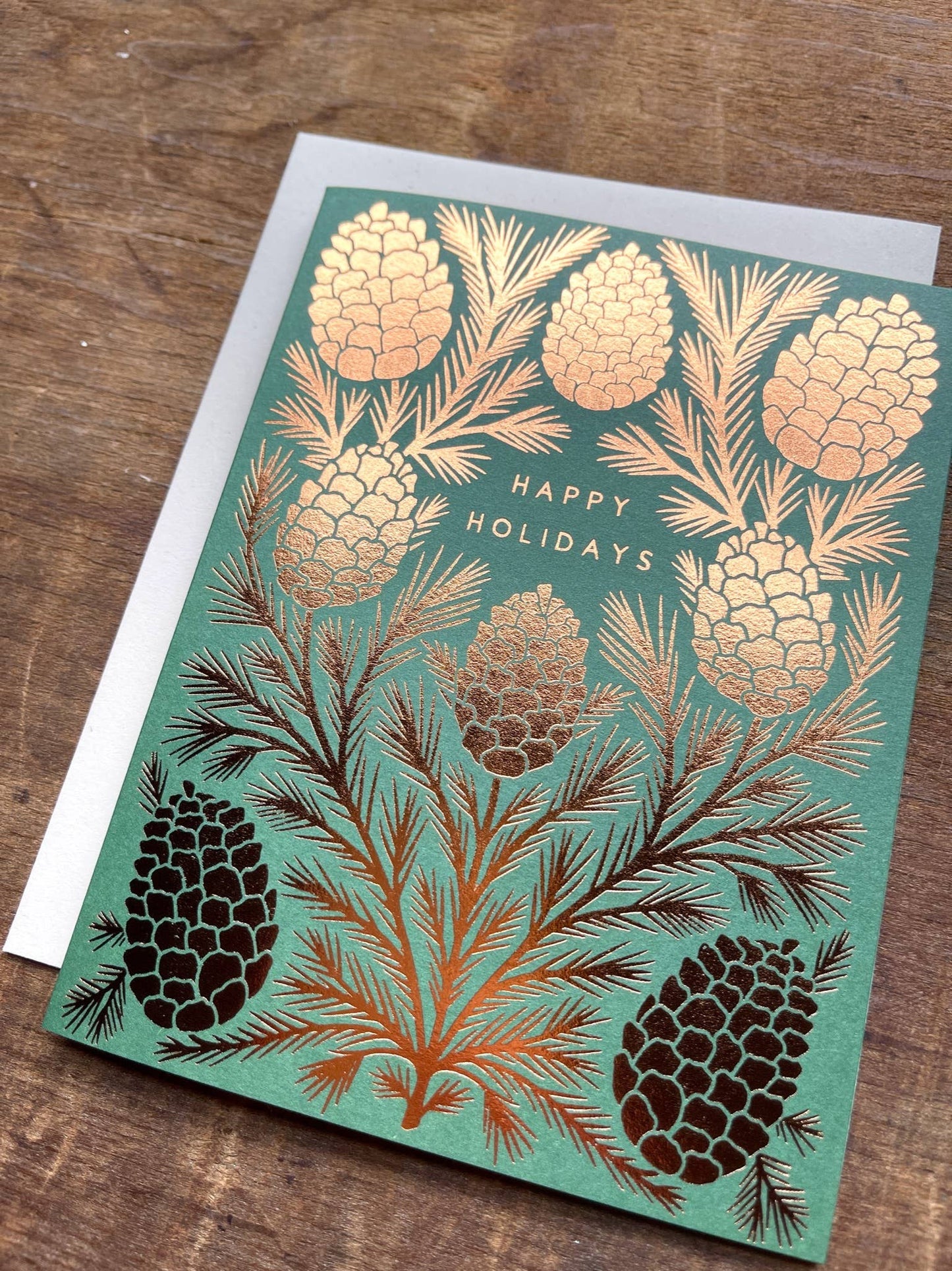 "Happy Holidays," Greeting Card