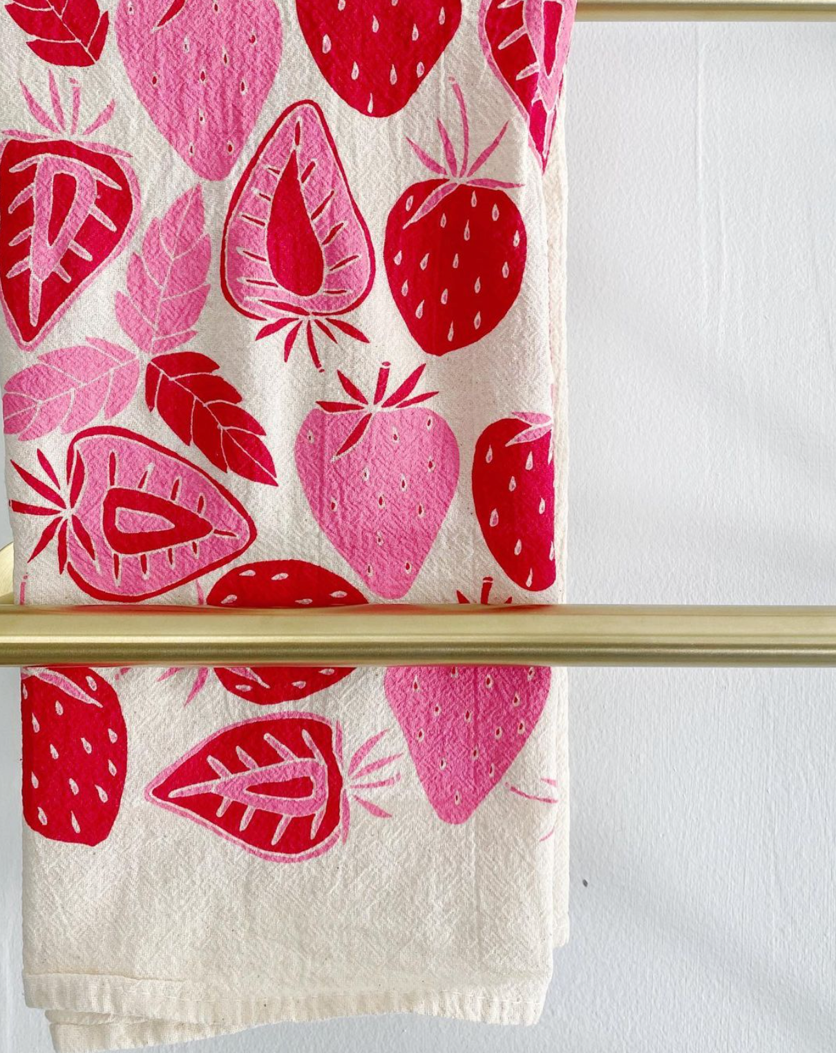 Strawberries Tea Towel