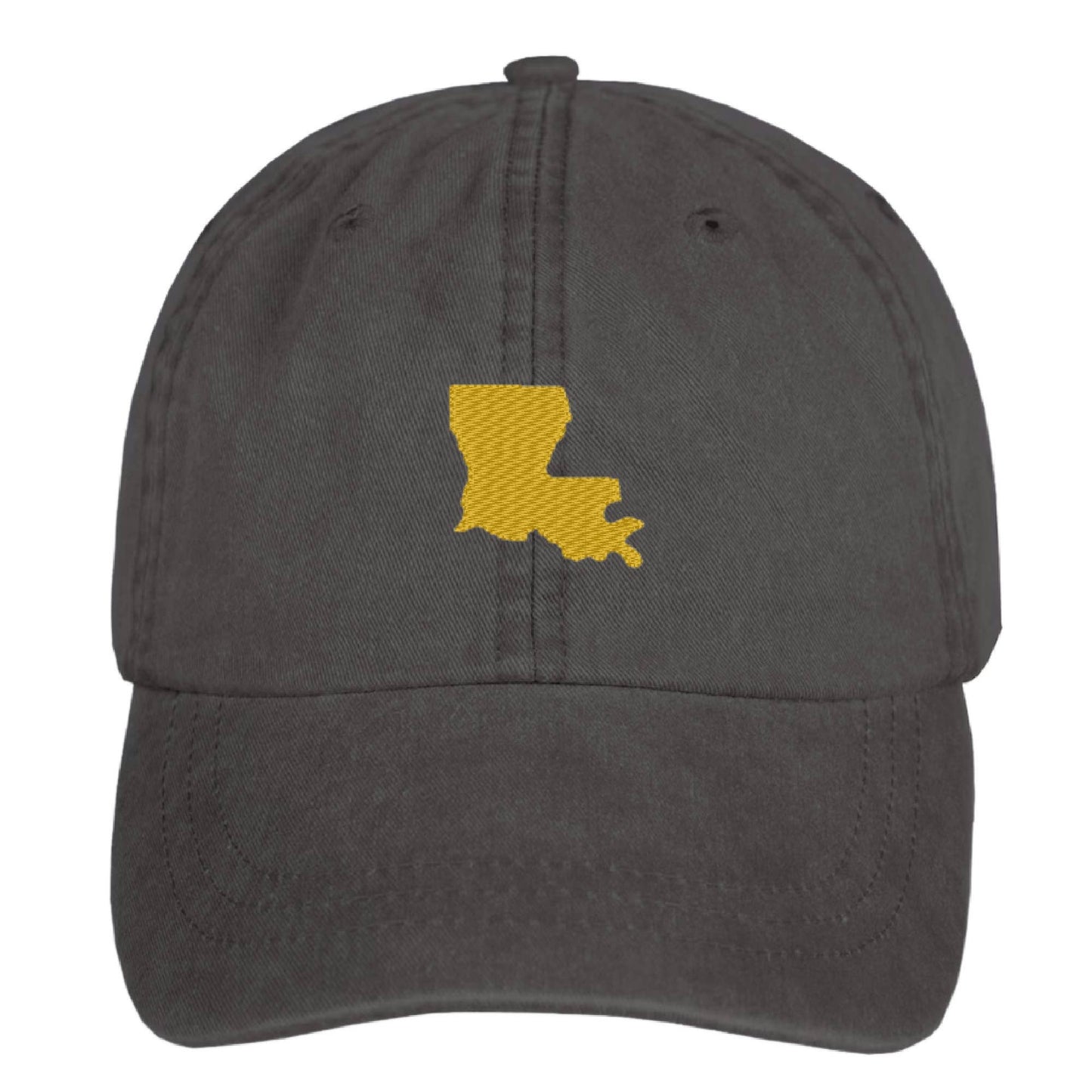 Custom State Dad Hats - Embroidered Ball Cap: Forest / Dark navy state