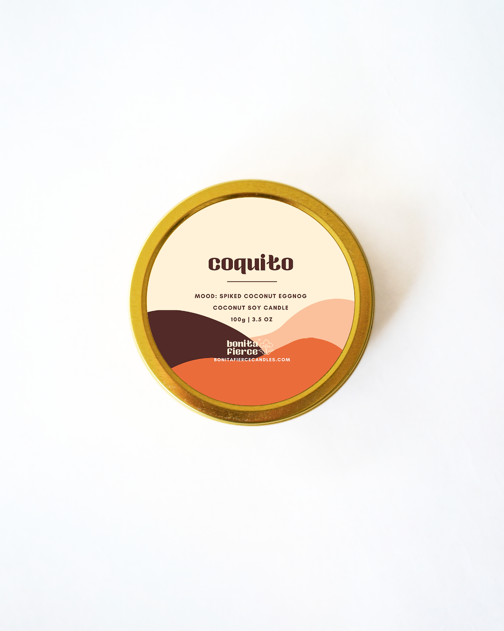 Coquito Candle Tin | Puerto Rican Coconut Eggnog