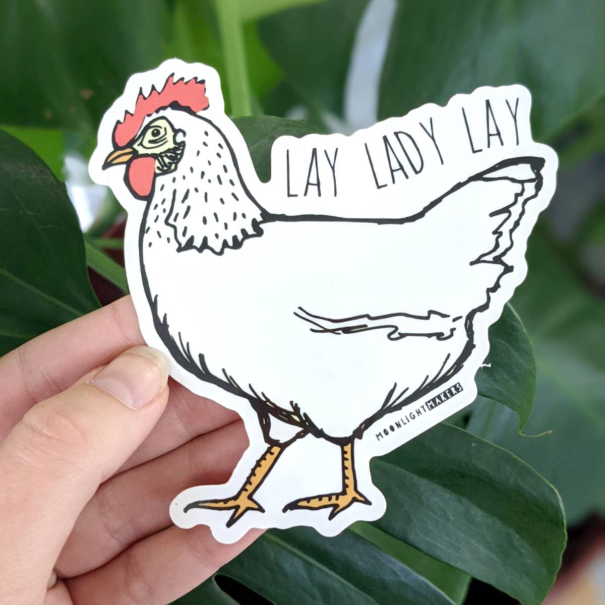Lay Lady Lay - Die Cut Stickers