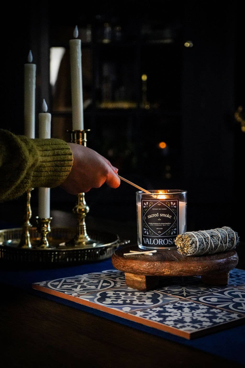 Sacred Smoke Candle | Frankincense, Myrrh, Oud Candle