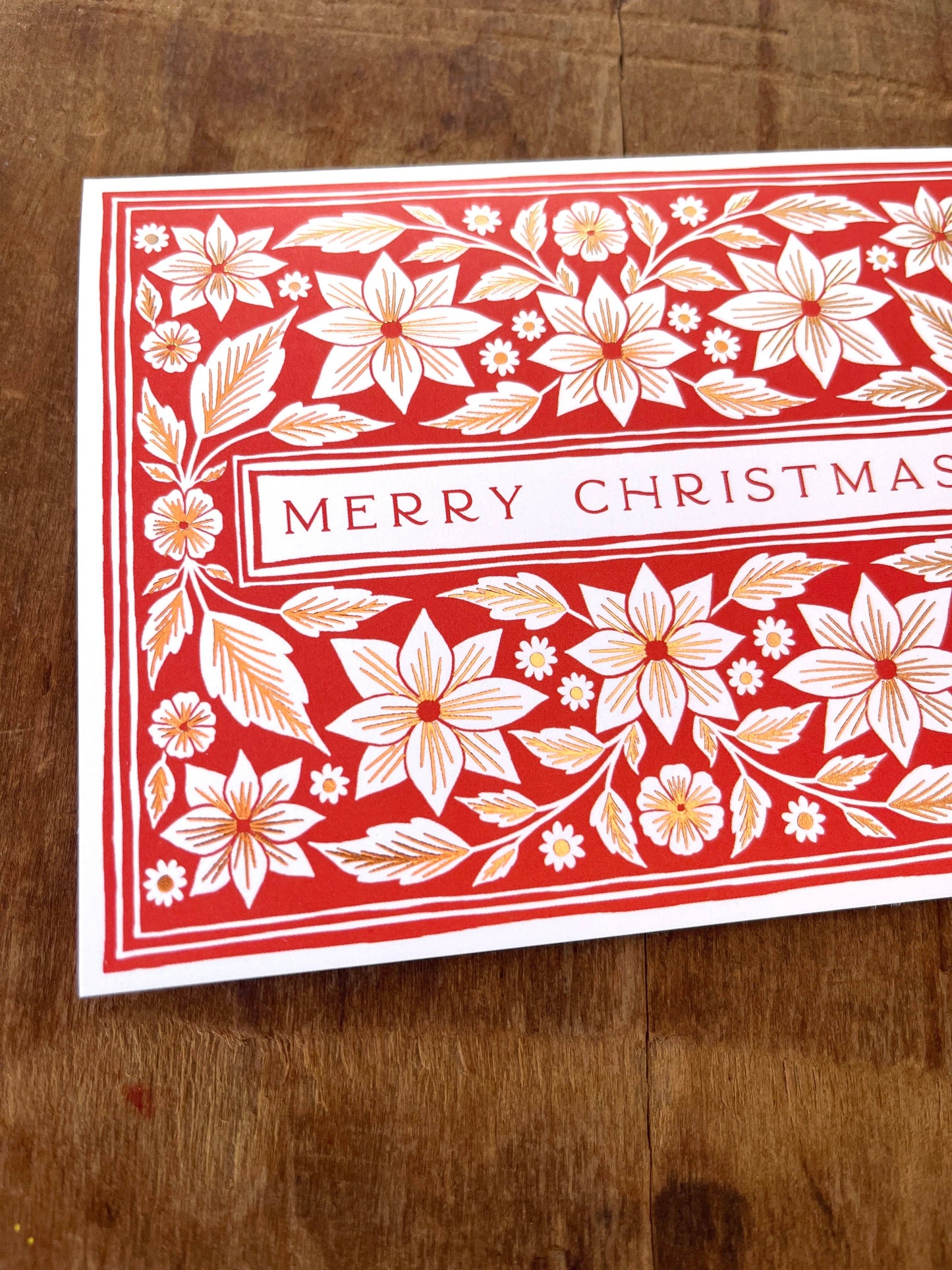 "Merry Christmas," Greeting Card
