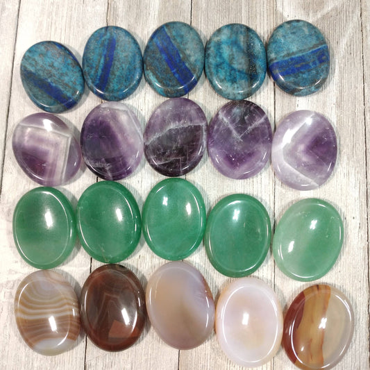 Oval Gemstone Worry Stones