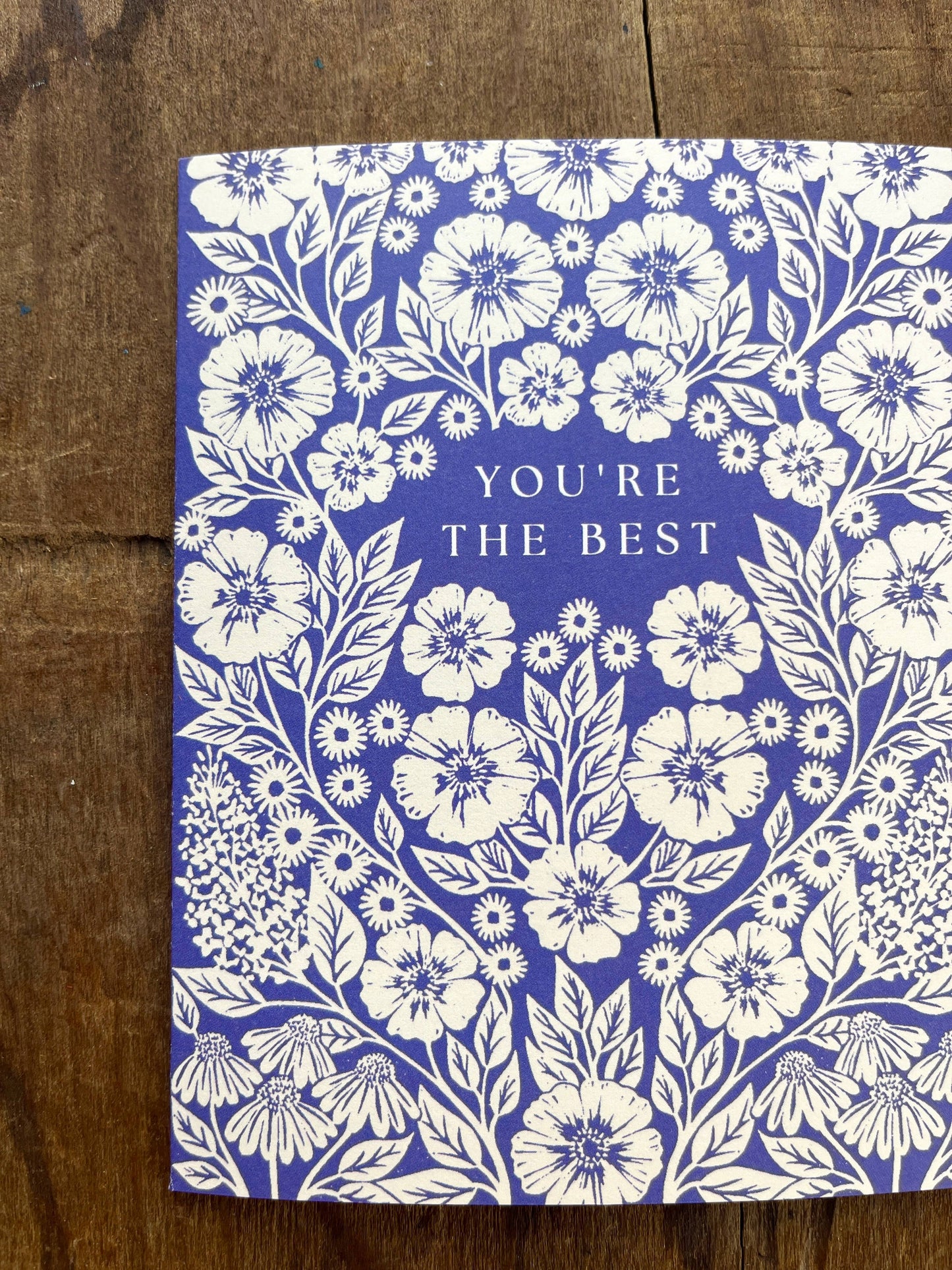 "You're The Best," Greeting Card