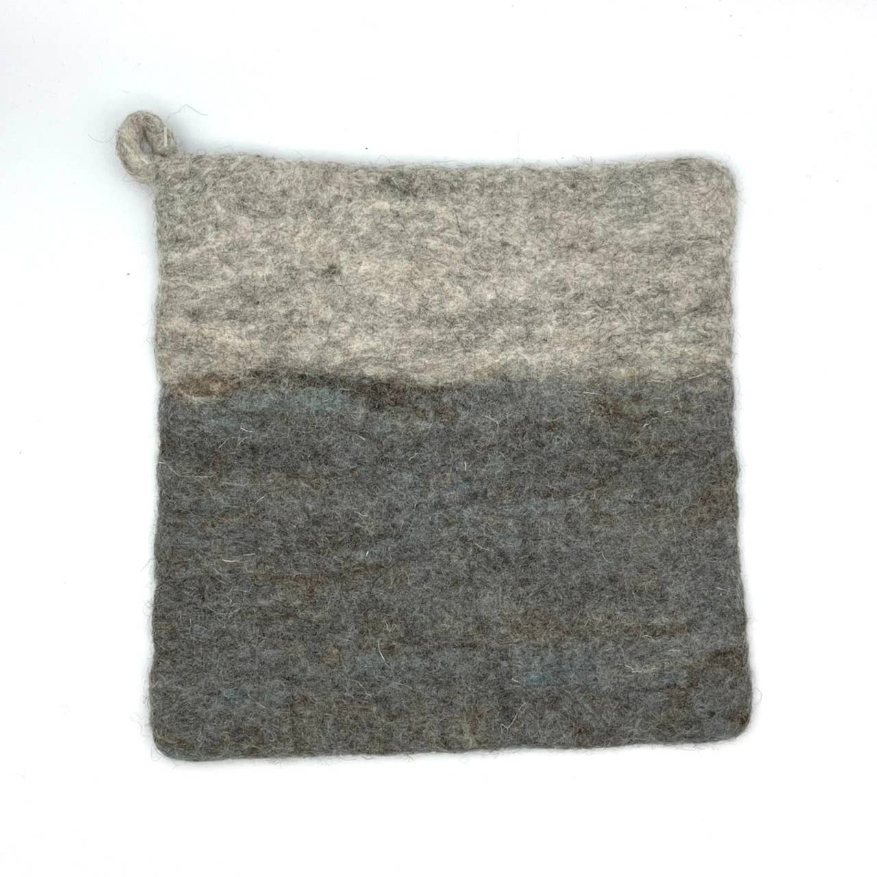 Two-tone Felt Pot Holder: Pink