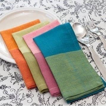 Cotton Napkins | Handwoven | Chic | Set of 4 | Fair Trade