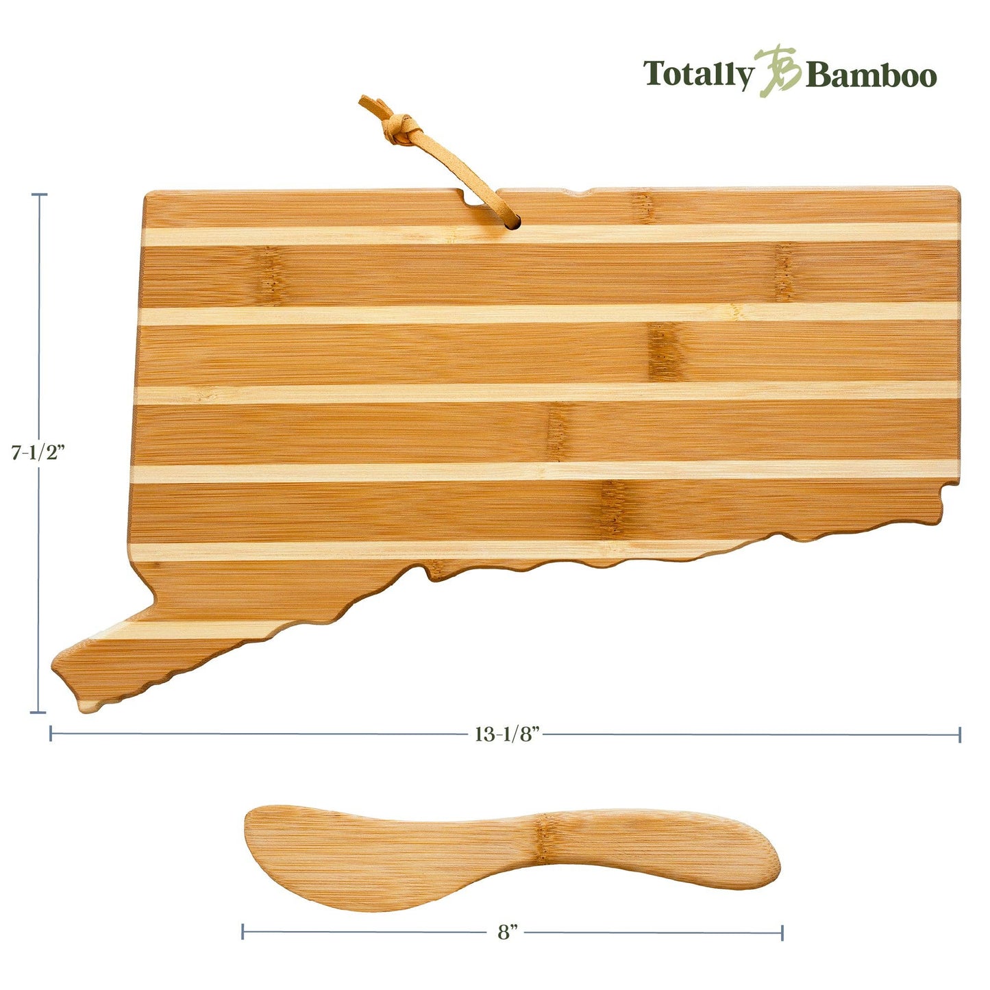 Connecticut Charcuterie Board & Cheese Spreader Knife Set