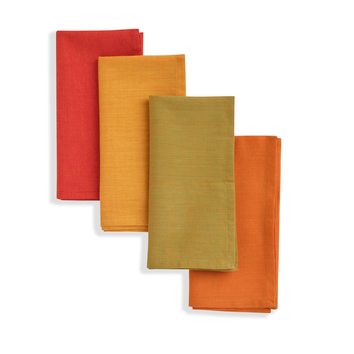 Cotton Napkins | Handwoven | Harvest | Set of 4 | Fair Trade