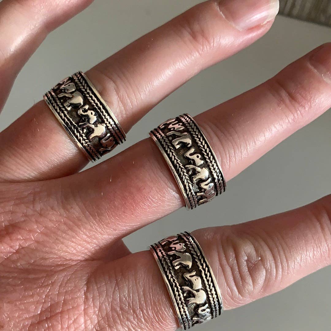 Sterling Silver Rings Elemental Styles: Tree of Life Assorted Sizes