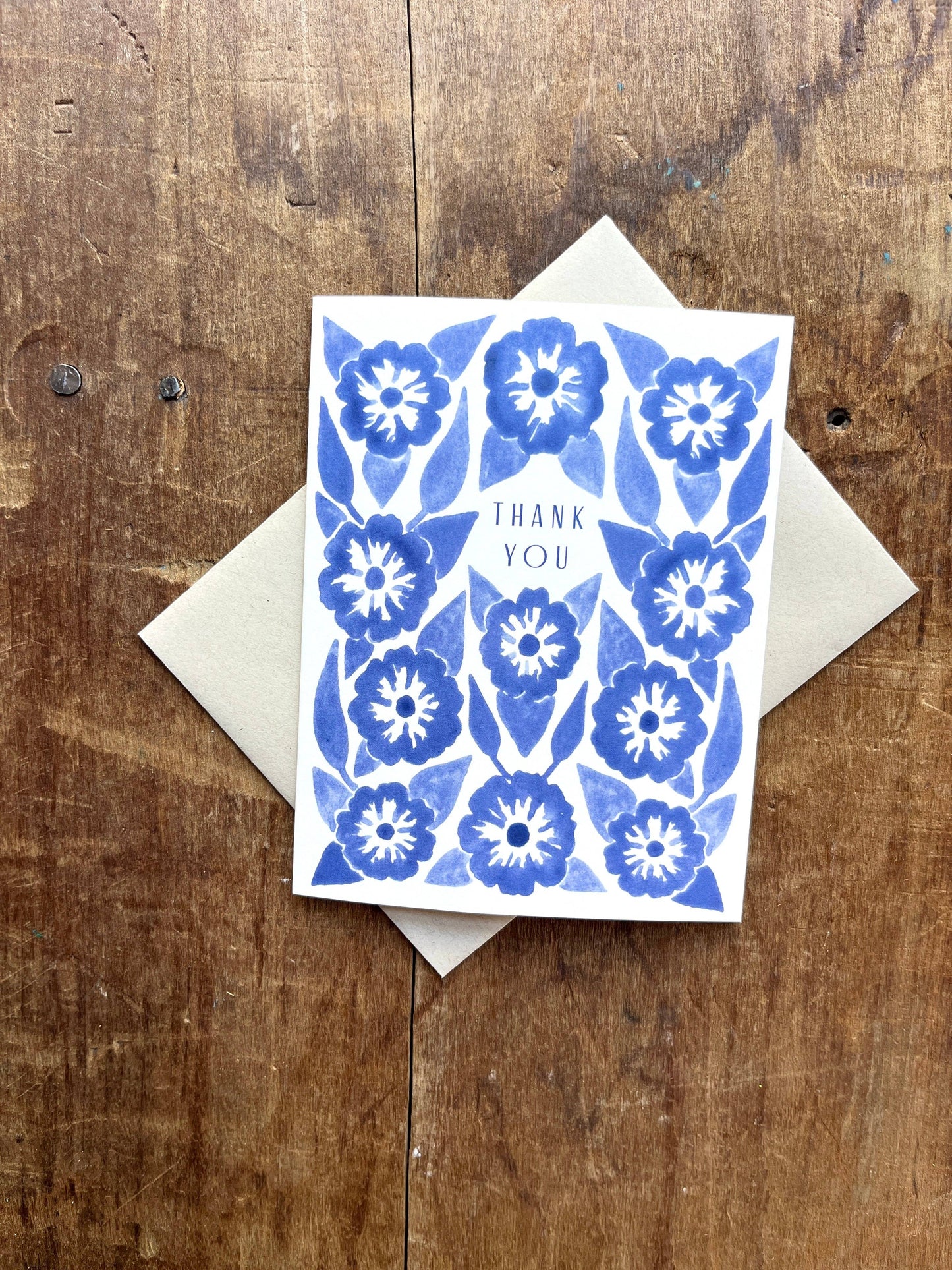 "Thank You," Greeting Card