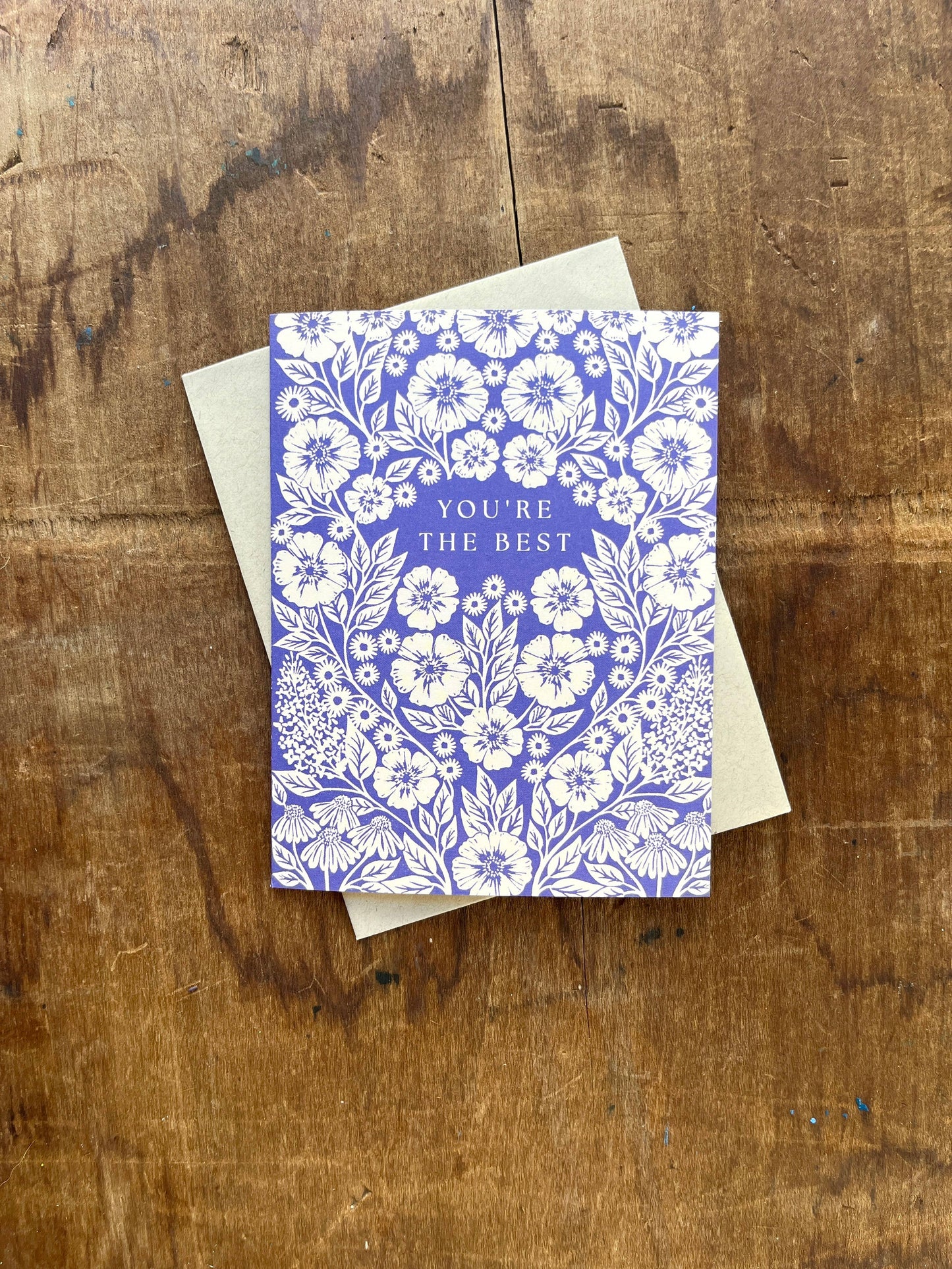 "You're The Best," Greeting Card