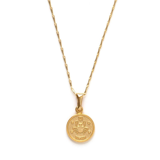 Tiny Zodiac Medallion- Singles: Cancer