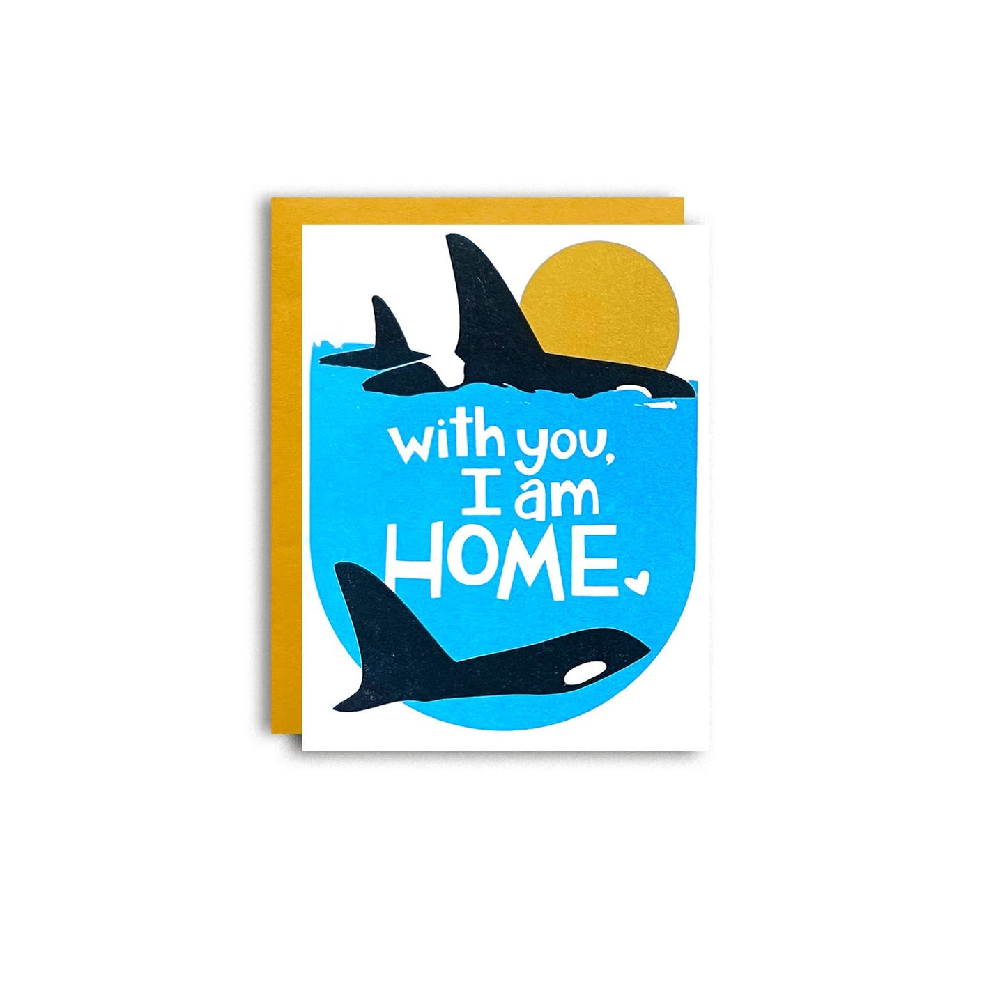 Orca Home -  Risograph Love Card