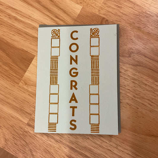 Congrats card