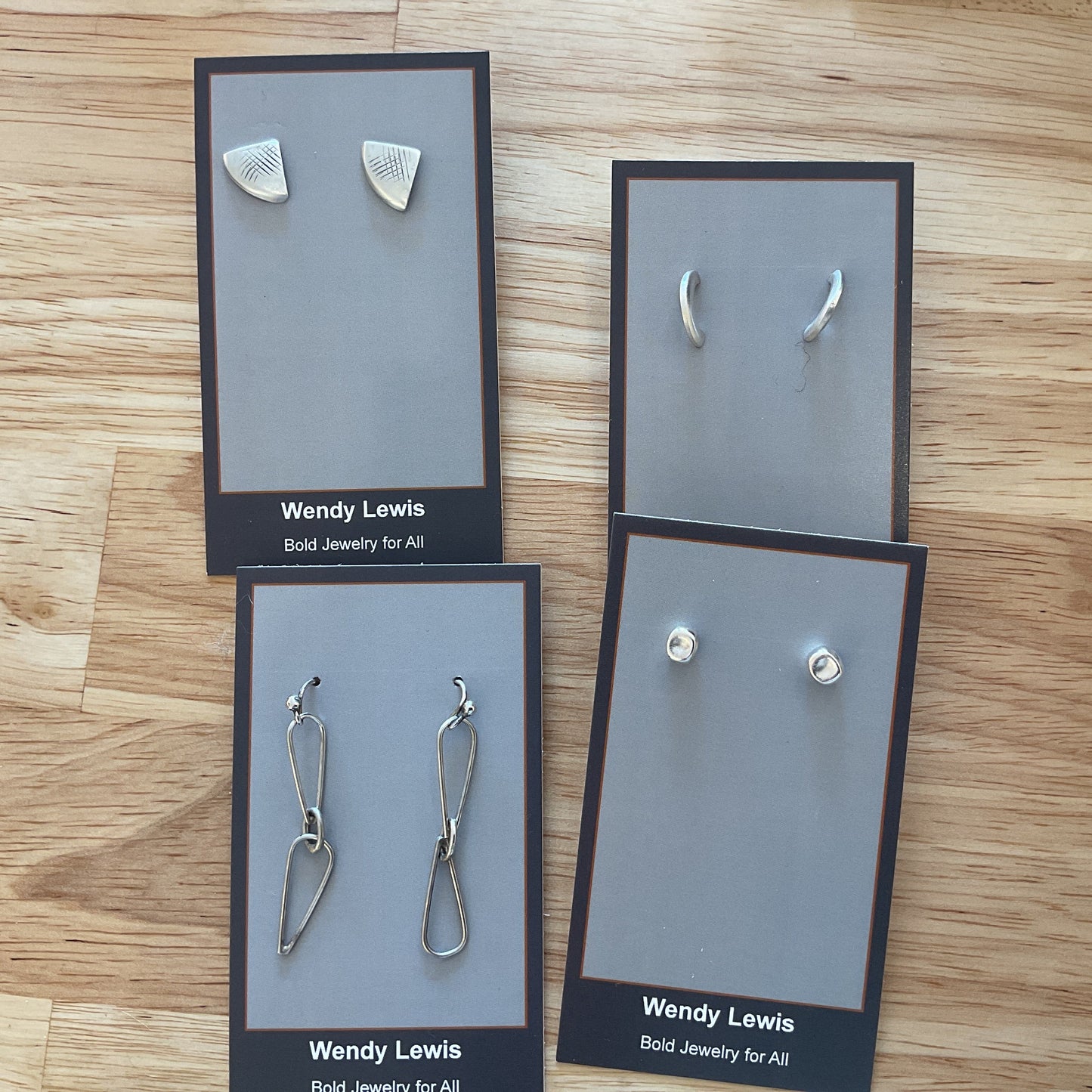 Sterling Silver and gold fill assorted earrings