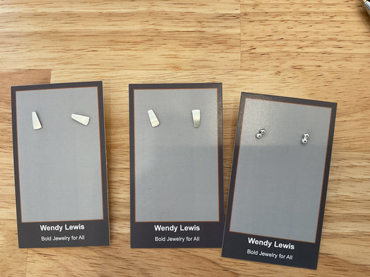 Sterling Silver Studs assorted