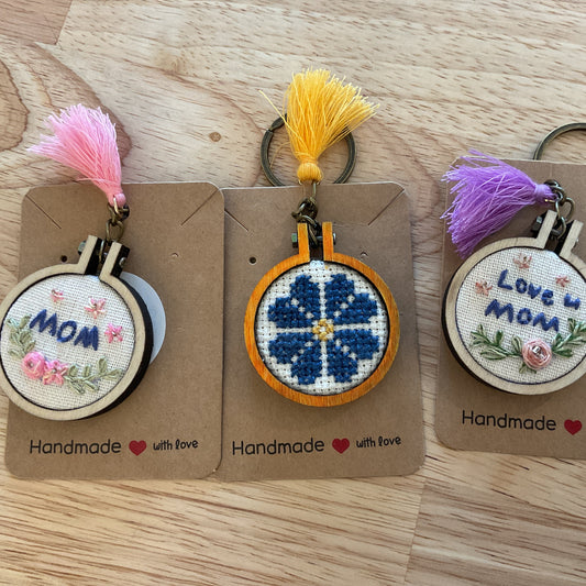 Embroidered Key Chain