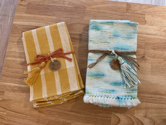 Hand woven towels