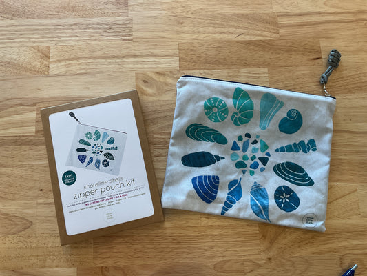Shoreline Shells Zipper Pouch Kit